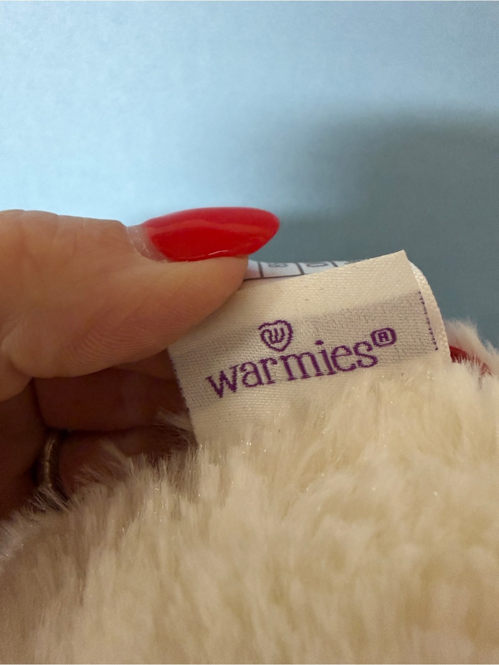 Warmies Cream & Red Plush Chicken - Soft Stuffed Animal - Picture 4 of 4